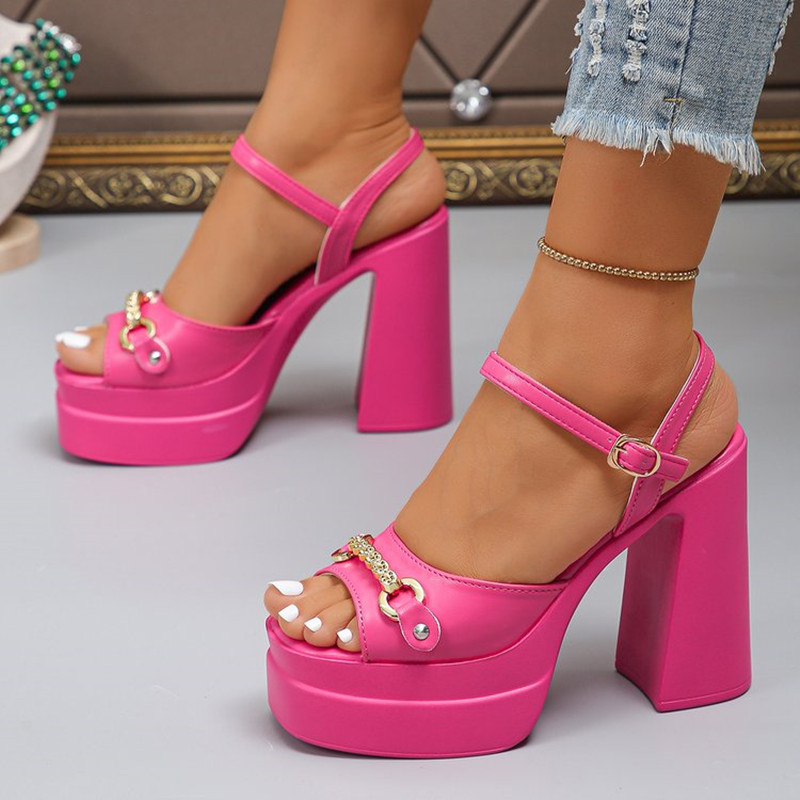 Casual Sandal Leather - Nouveau 2026 produits d'été tête carrée