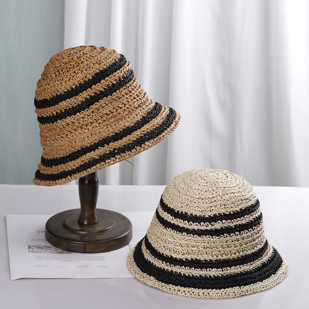 Chapeau de plage pour femmes,  - Bucket Hat Straw avis et prix