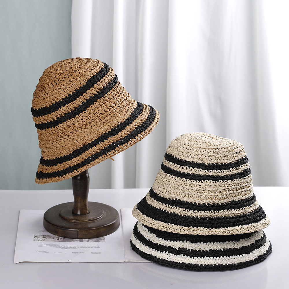Chapeau de plage pour femmes,  - Bucket Hat Straw avis et prix