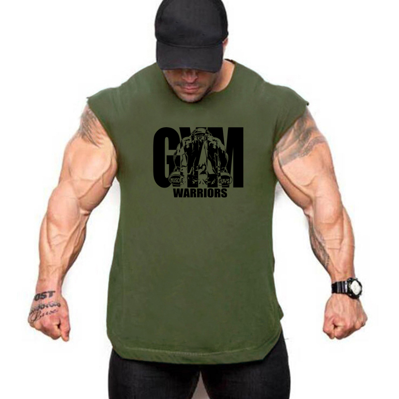 T-shirts sans manches en coton - Tank Top Muscle avis et prix