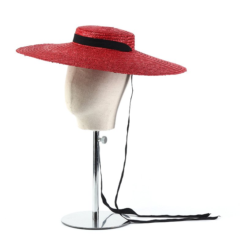 Chapeau de paille à large bord - Bucket Hat Straw avis et prix