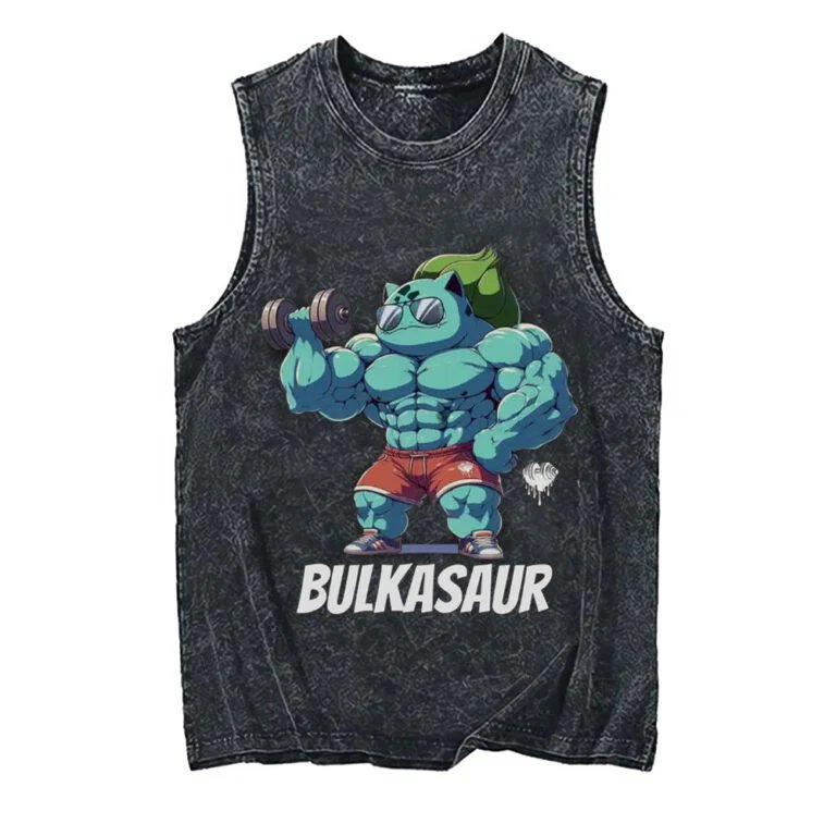 Débardeur délavé à l'acide Pok - Tank Top Muscle avis et prix